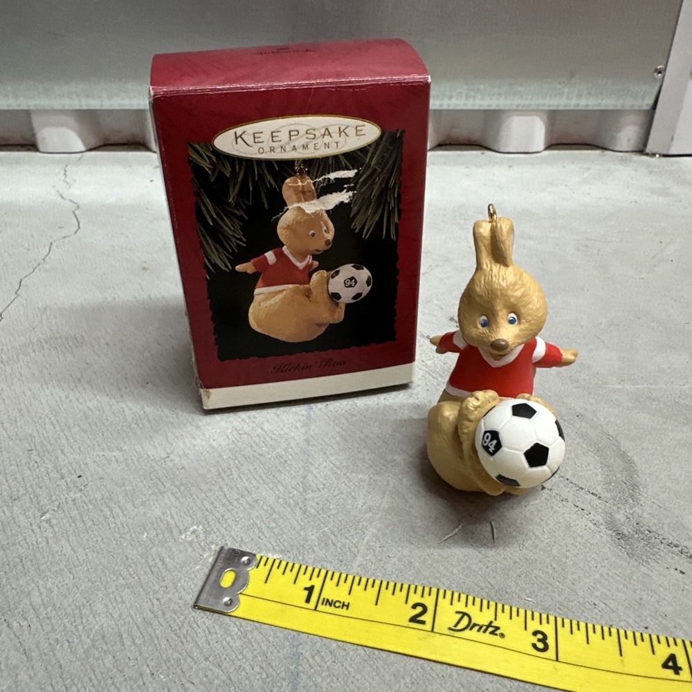 Vintage 1994 Hallmark‎ Keepsake Ornament - Kangaroo Soccer